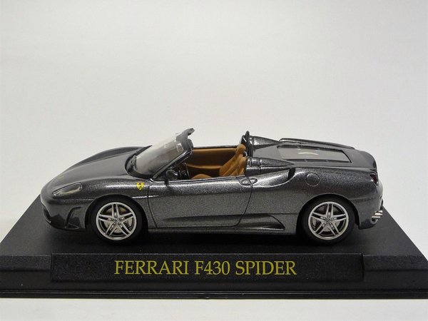 Ferrari 430 Spider metallic-grau Altaya/SpecialC. 1/43