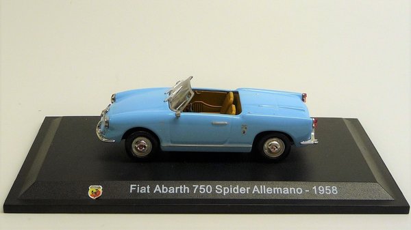 Abarth 750 Spider Allemano 1958 Hachette Col. Abarth 002 1/43