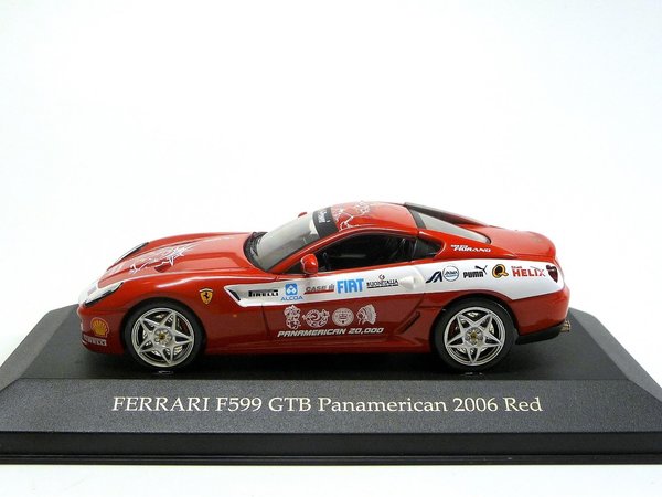 Ferrari 599 GTB Pamerican 2006 red IXO FER073 1/43