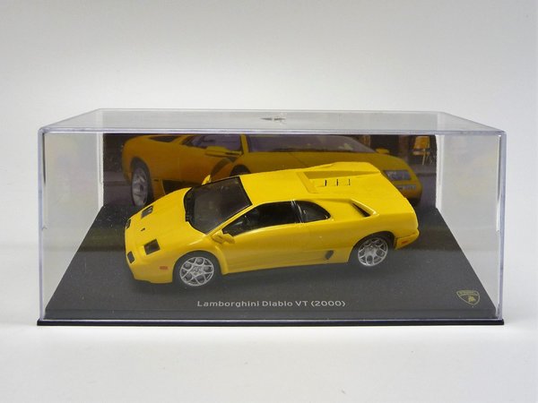 Lamborghini Diablo VT (2000) gelb  Leo Models 1/43