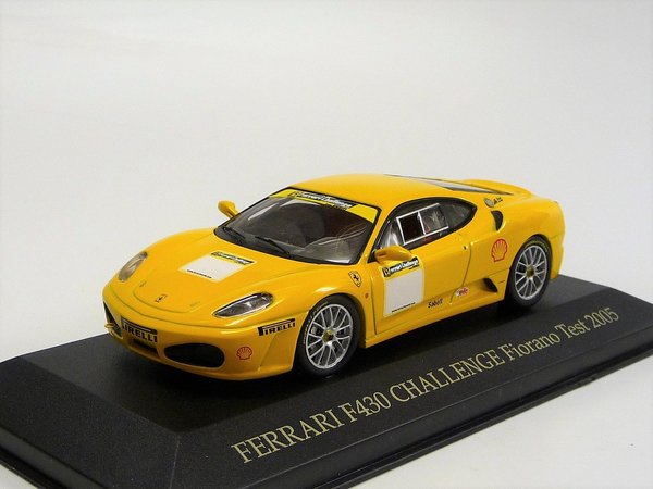 Ferrari 430 Challenge Fiorano Test 2005 gelb IXO/HotWheels FER042 1/43
