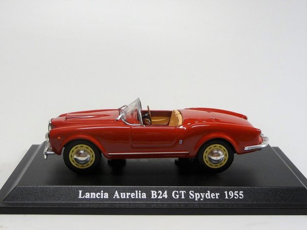 Lancia Aurelia B24 GT Spyder 1955 rot  Hachette/SpecialC. 1/43