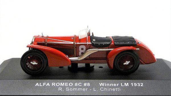 Alfa Romeo 8C No.8 LM 1932 IXO-Models LM1932 1/43