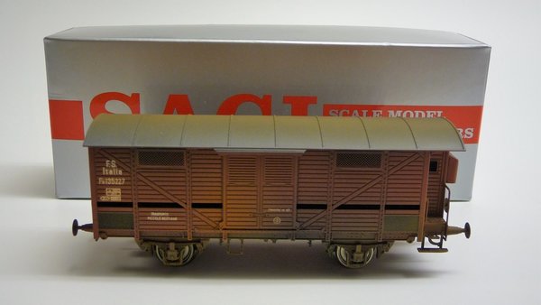 Geschlossener Güterwagen der FS Typ Fo Epoche III Sagi M 903