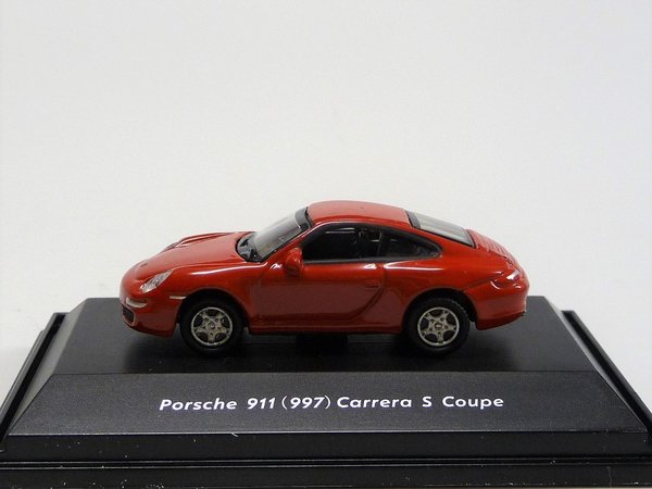 Porsche 911 (997) Carrera S Coupè rot Welly 73117 1/87