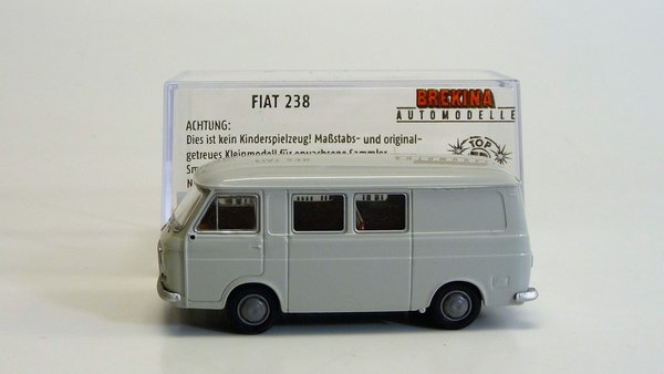 Fiat 238 Halbbus grau Brekina TD 34431 1/87