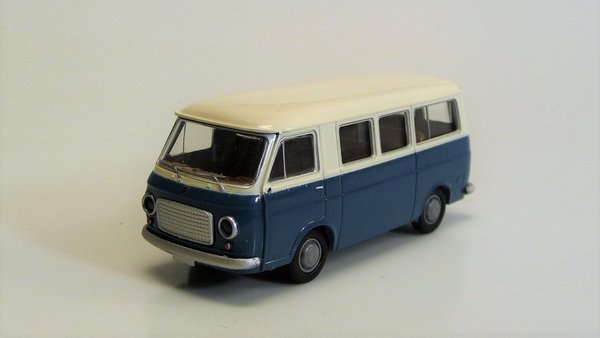Fiat 238 Bus weiß/blau  Brekina TD 34410 1/87