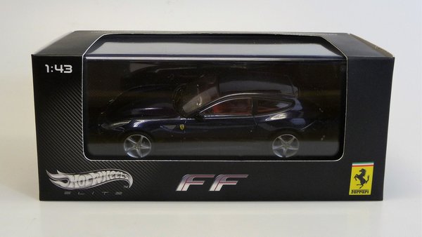 Ferrari FF met.blau Hot Wheels Elite W1189 1/43