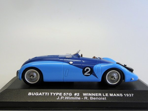 Bugatti Type 57GNo.2 LM 1937 IXO-Models LM1937 1/43