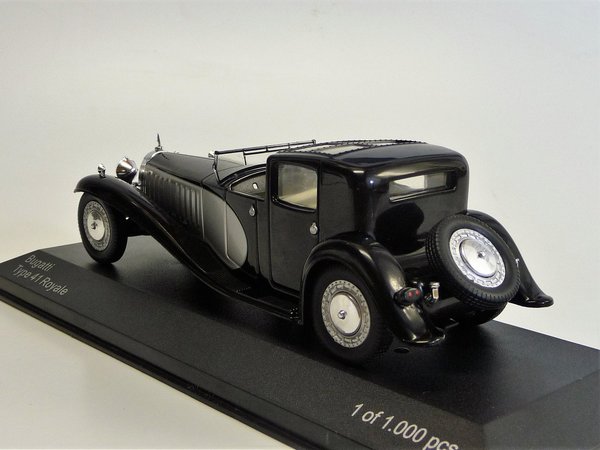 Bugatti Type 41 Royale schwarz/silber Whitebox WB221 1/43