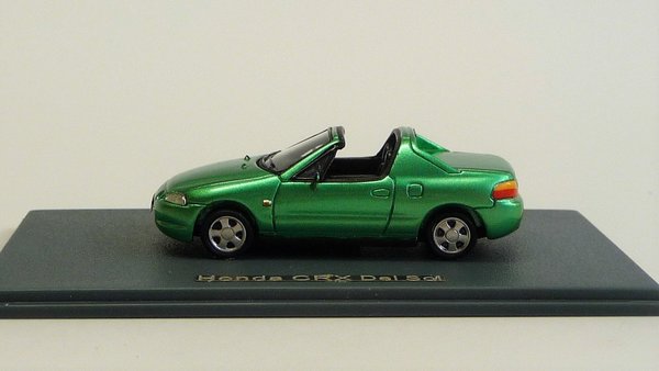 Honda CRX Del Sol met-grün Neo 87413 1/87