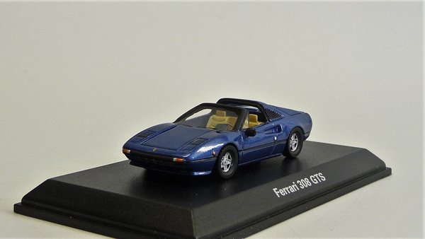 Ferrari 308 GTS metallic-blau BOS87585 1/87