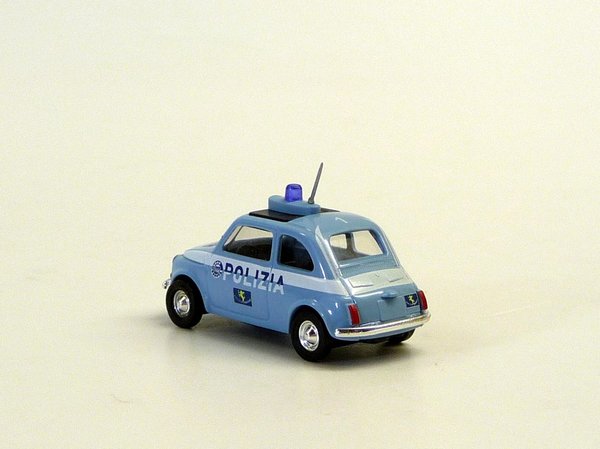 Fiat 500 Polizia Busch 48710  1/87