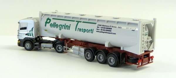 LKW Scania 09/Silo-Cont-SZ "Pellegrini" (IT) AWM 74976 1/87